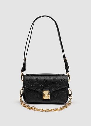 💎 louis vuitton pochette métis east west bag black 20 х 13 х 6 см