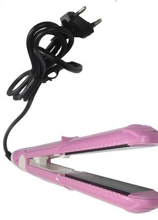 Плойка утюжок pro mozer mz-7040 для выпрямления волос с титано-керамическим покрытием 30w 2 м dm-11