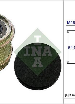 Муфта генератора audi a4/a6 2.4/2.8fsi/3.2fsi 04- lk 535 0130 10