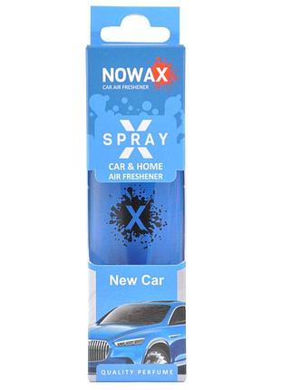 Ароматизатор nowax x spray для автомобиля нова машина с распылителем нейтрализует запахи 200 мл dm-11