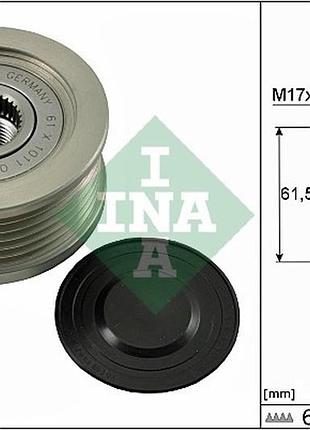 Муфта генератора fiat/alfa denso lk 535 0115 10