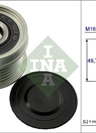 Муфта генератора ssangyong rexton, kyron, actyon 2.0d, 2.7d/05- lk 535 0134 10