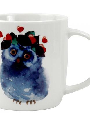 Чашка керамічна 320мл "limited edition romantic owl b" 12225-131114jlb/7199