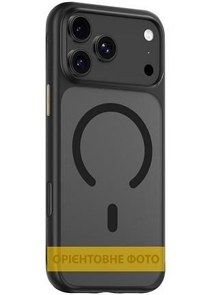 Tpu+pc чехол blueo skin friendly frosted with magsafe для apple iphone 17 air (6.5") черный