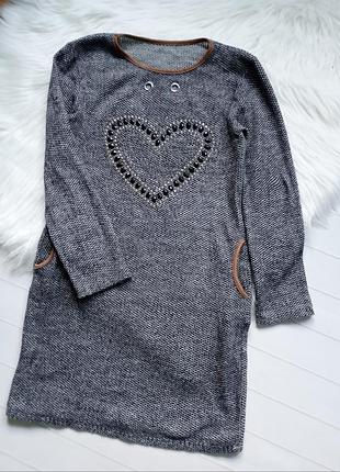 Трикотажное платье размер с