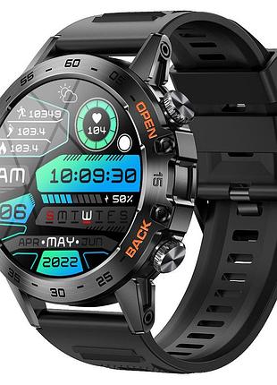 Смарт-часы uwatch smart delta k52 черный 1.39" oled realtec 8763 фитнес-трекер 12 режимов 2 ремешки dm-11
