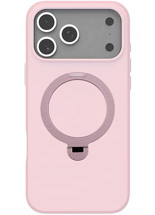 Tpu+pc чохол metal buttons with magsafe colorful hq ring для apple iphone 17 pro (6.3") pink