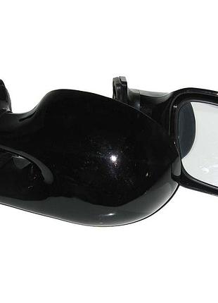 Зеркала наружные 3252 a черный глянец пластиковый корпус стекло пара боковые ve-33