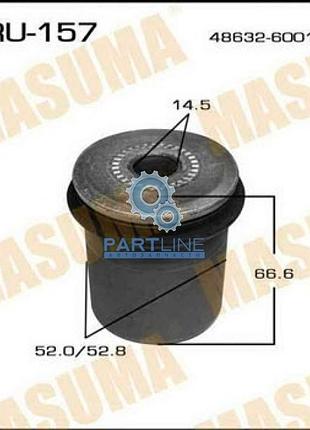 Сайлентблок masuma land cruiser / j10 / front up, ru157