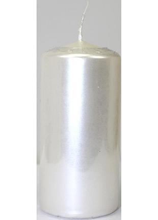 Свічка циліндр"bispol" 50/100 h-20см/d-5х10см білий перлинний 190