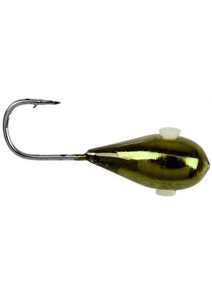 Мормышка вольфрамовая lewit точеная ø2.5мм/0.21г ц:зеленый