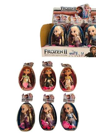 8903 кукла frozen в капсуле, 6 видов, с аксессуарами, в коробке