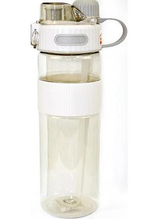 Пляшка для води пластикова"optima" 1000мл димчаста o51973