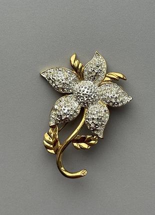 Розкішна вінтажна брошка