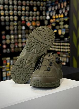 Кросівки mercanson olive бокова автошнурівка 44