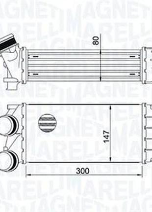 Радиатор наддува peugeot partner cassone/limousine spaziosa 1.6 hdi 2011/12- mm mst492