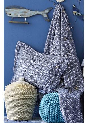 Покрывало с наволочкой karaca home - ruben 2019-2 lacivert 160x220