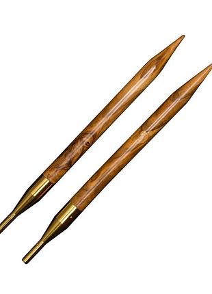 Наконечники addi click nature olive wood/адди клик натур оливковое дерево, 576-7/12,5_3,5