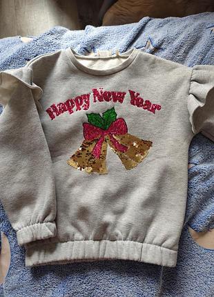 Свитшот для девочки 7-9 лет
