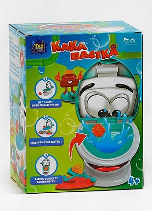 74187 игра какапастка fun game, унитаз, 12 пу, 2 какапульта, в коробке