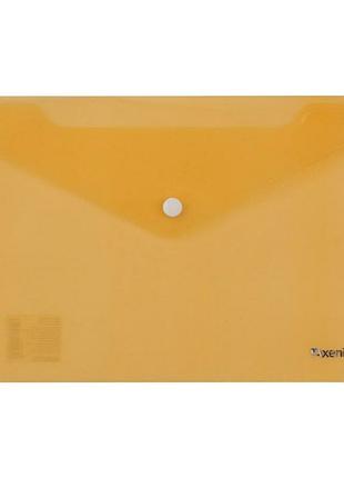 1522-26-а папка на кнопке а5, оранжевая