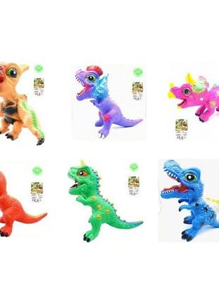 15-1-6 z динозавр виниловая фигурка, звуковой чип, микс видов