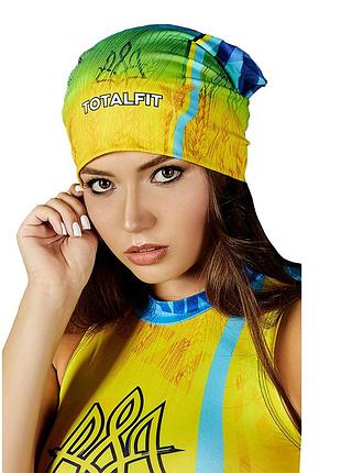 Шапка ukraine hd1-p107 54-56 желто-голубой (06399766), totalfit