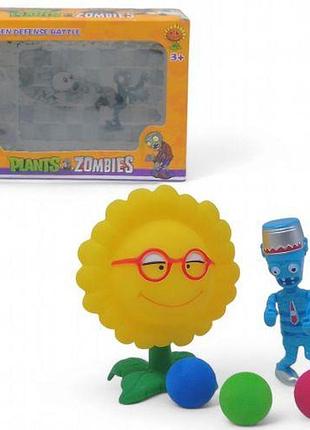 Набор "plants vs zombies: подсолнух и зомби мумия" вид 3