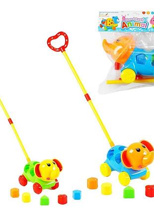 9205 каталка логическая 2 вида, сортер, в пакете