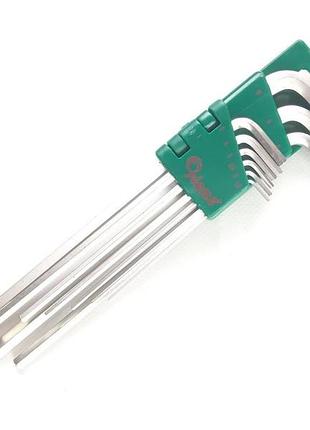 Набор шестигранников 16762-29 g-образные ключи для крепежа 9 шт для машиностроения и сборки мебели dm-11