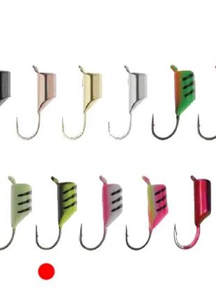 Мормышка вольфрамовая fishing roi циліндр 2.5mm 0.50g xz8