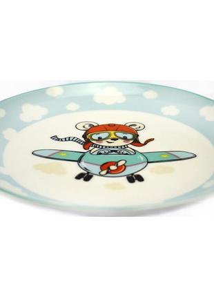 Тарілка керамічна дитяча "luminarc. little pilot" 18см c772/8077