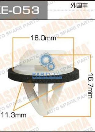 Клипса автомобильная (автокрепеж) masuma 053-ke, ke053