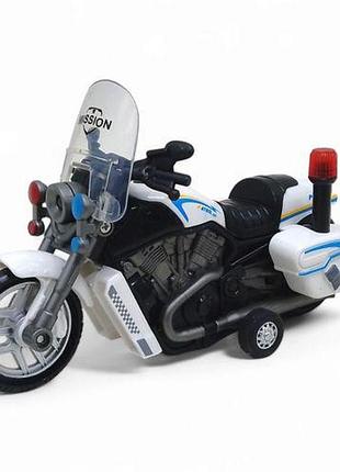 Мотоцикл інерційний "поліція", світло, звук