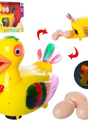 20218 утка, ездит, несет яйца, музыкальная, в коробке