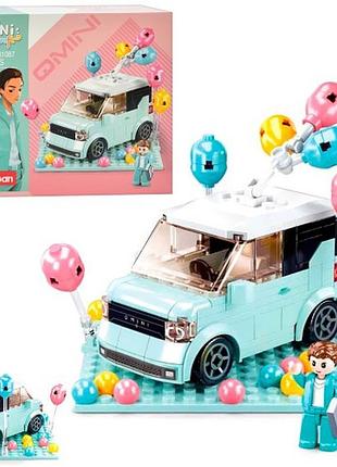 Конструктор "sluban" машина 11см, фігурка, кульки, 236 деталей m38-b1087