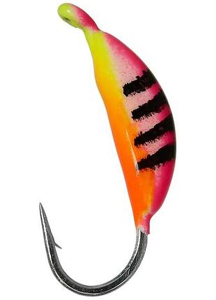 Мормышка вольфрамовая fishing roi супер банан фарбований 2.2mm 0.29g yn23p