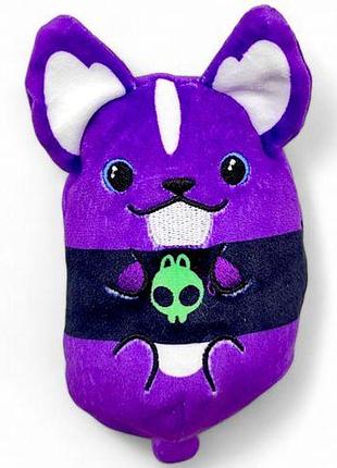 Мягкая игрушка "dogs vs squirls/песики и белочки" (песик фиолетовый)