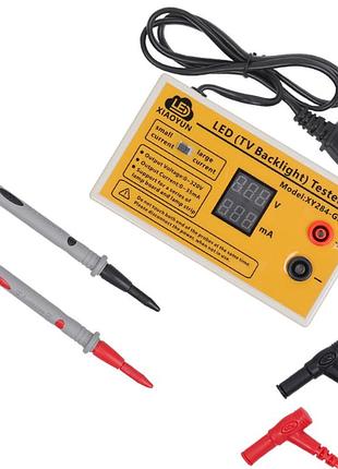 Тестер светодиодов led ламп подсветки жк тв xiaoyun автоматический 0-320в 85-265в 0-35ма с кабелем 1м dm-11