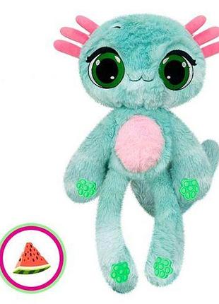 Уценка. мягкая игрушка с ароматом "bubble pops мини. арбузный аксолотль" (20 см) открытая упаковка