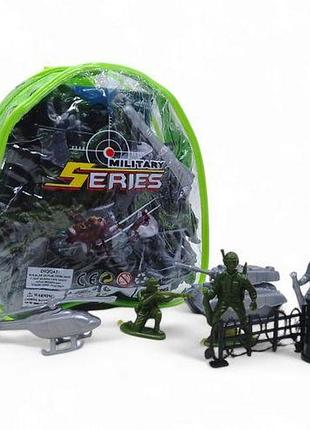 Детский набор солдатиков "армия" в рюкзаке (маленький)