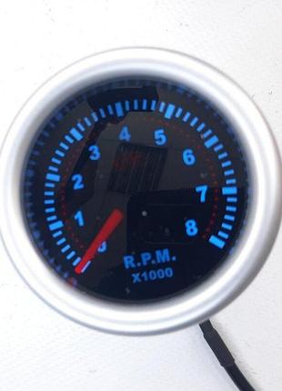 Тахометр стрелочный 7705-2 механический 52 мм для измерения давления турбины с трубкой и тройником dm-11