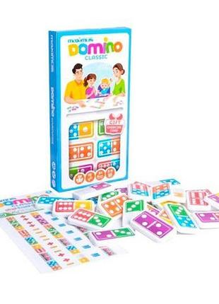 Развивающая игра "домино: классическое", 28 фишек