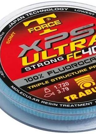 Флюорокарбон trabucco t-force xps ultra strong fc403 50m 0.201mm 4.14kg