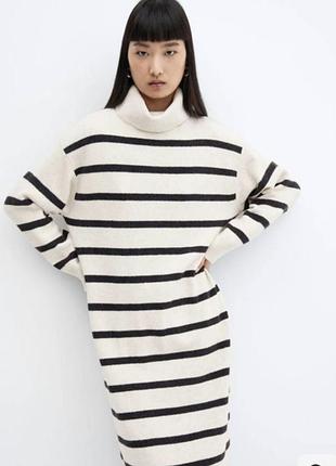 Теплое вязаное с шерстью платье 👗