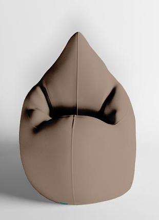 Крісло - мішок skypuff краплинка 120х80 оксфорд 600d.pu.wr 293 капучіно