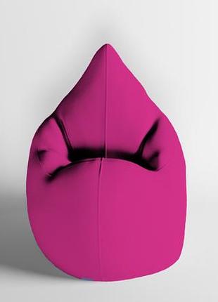 Крісло - мішок skypuff краплинка 120х80 оксфорд 600d.pu.wr 579 малиновий