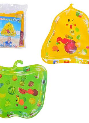 20238 коврик с водой фрукты 72*74 см пакет.