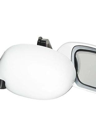Дзеркала зовнішні 3252 b білі на шарнірі пластикові бічні 2 шт dm-11