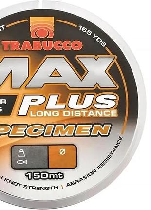 Леска trabucco max plus specimen 150m 0.40mm 13.50kg